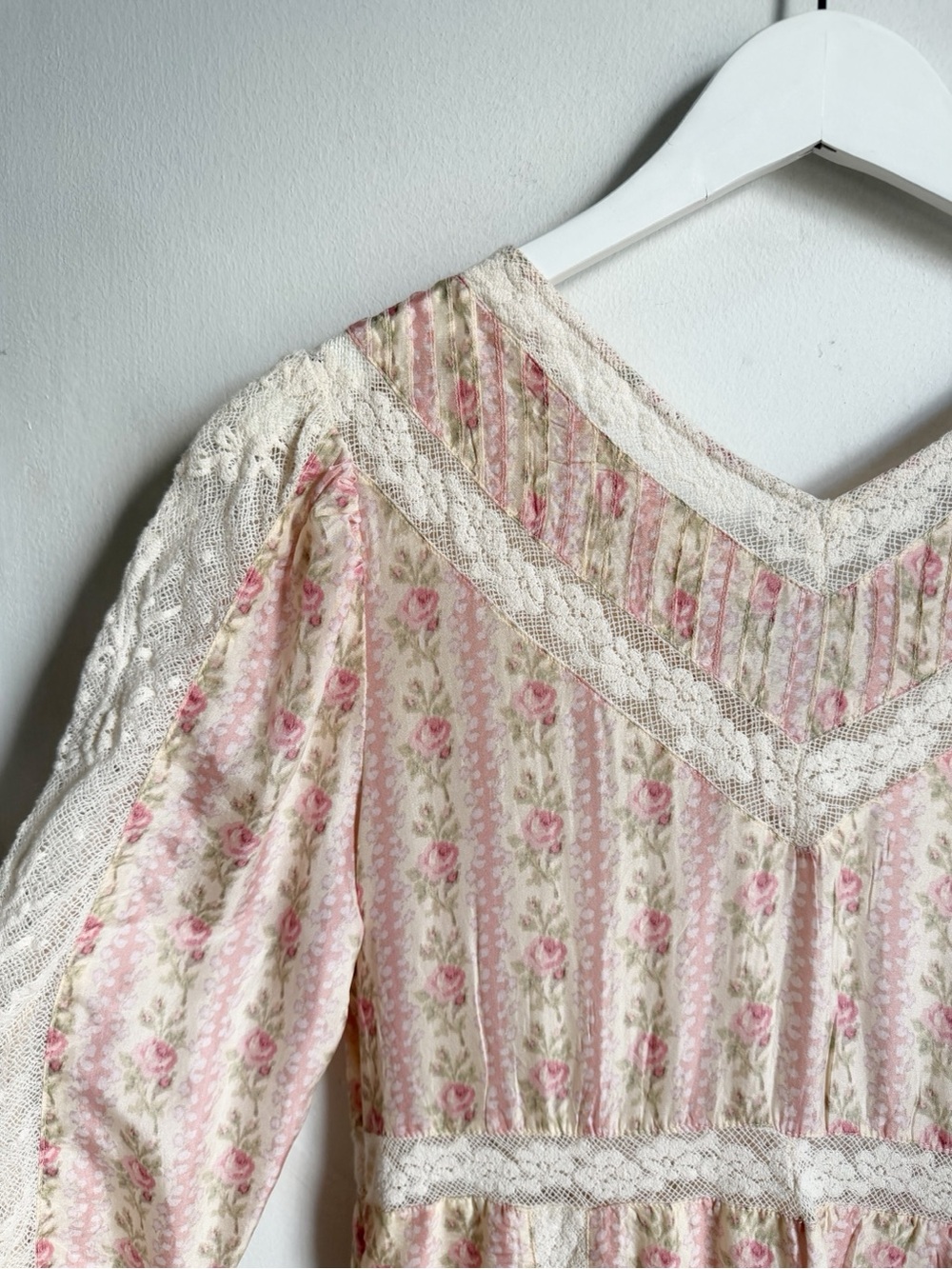 LoveShackFancy Pirelle Mini Dress in Frosted Petal Pink - Picture 11 of 15